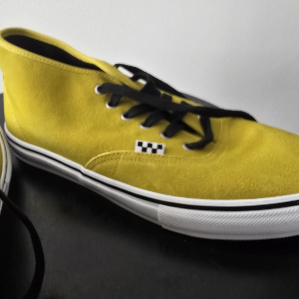 VansSkate Authentic Mid (Heritage Mustard) Like NEW Size 12 - Picture 7 of 11